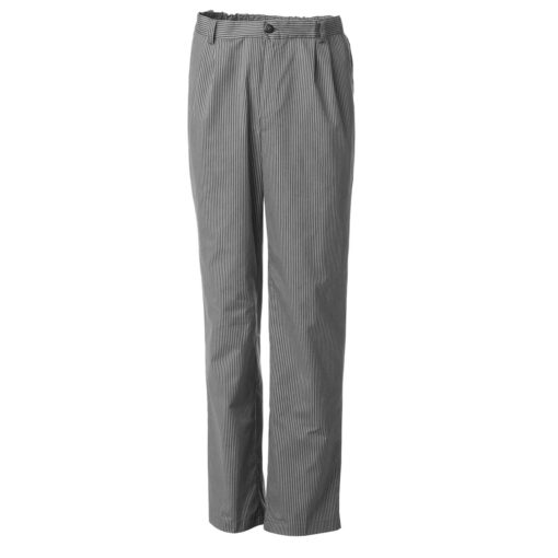 Pantalón raya negra y gris