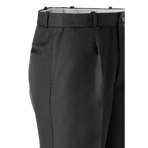 Pantalón negro de hombre con pliegues - Imagen 4