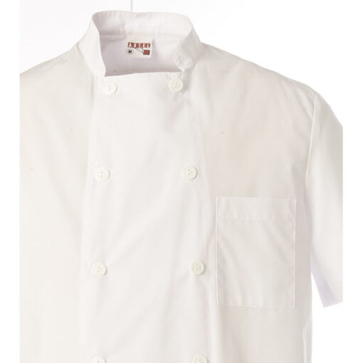 Chaqueta de cocina blanca tejido fresco - Imagen 2