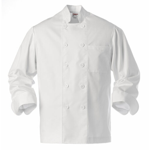 Chaqueta de cocina blanca para colectivos