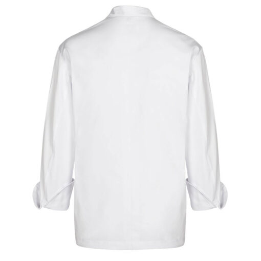 Chaqueta de cocina blanca con cierres - Imagen 2