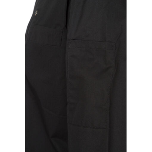 Chaqueta de cocina negra con cierres - Imagen 3