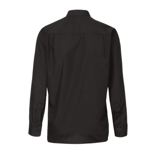 Camisa negra cuello mao - Imagen 2
