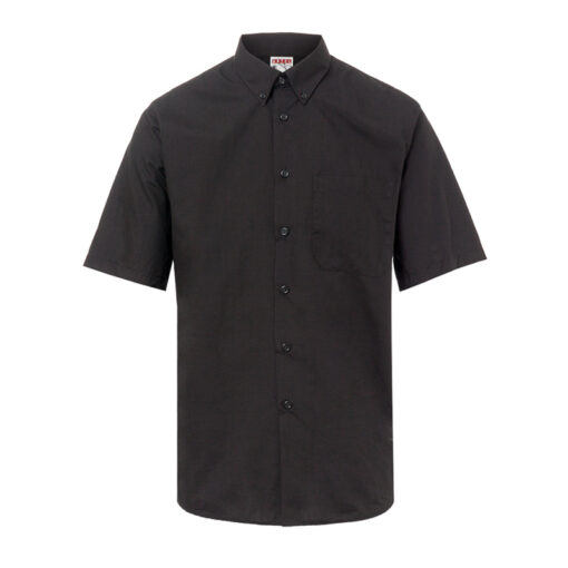 Camisa negra manga corta