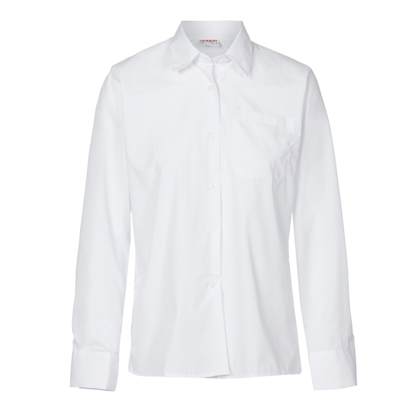 Blusa blanca manga larga Uniformes