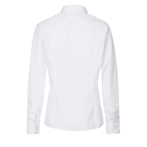 Blusa entallada blanca manga larga - Imagen 2