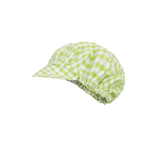 Gorra de mujer vichy pistacho