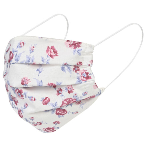 Mascarilla higiénica reutilizable estampado rosas Certificada **AGOTADA**