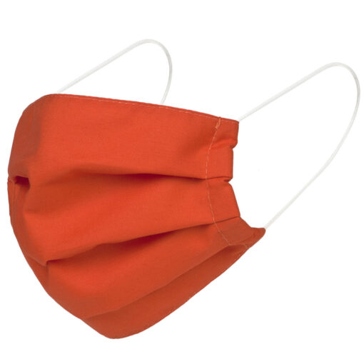 Mascarilla higiénica reutilizable naranja Certificada