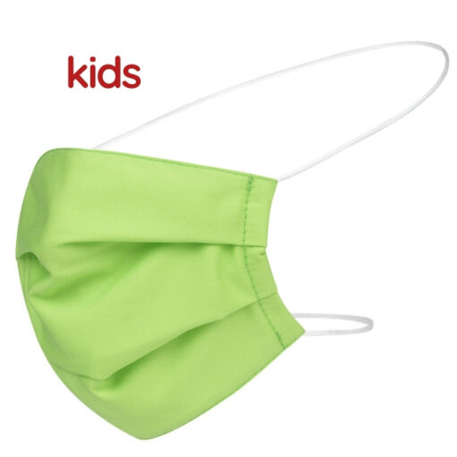 Mascarilla infantil higiénica reutilizable pistacho Certificada