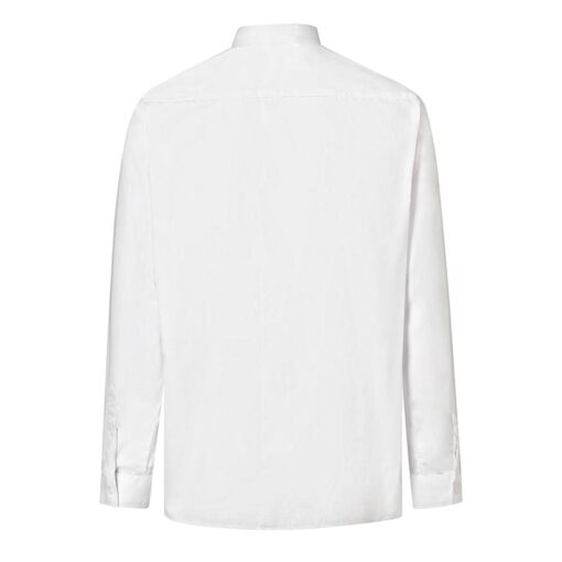 Camisa blanca manga larga cuello mao - Imagen 2